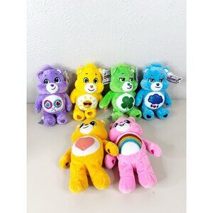 Care Bears 2022 (Lot Of 6-4 NWT -2 No Tag) Approx 9" Plush Stuffed Toys